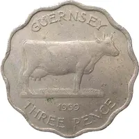 3 Pence - Elizabeth II Thick Flan