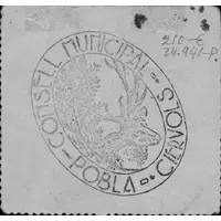 0.50 Pesetas Pobla de Ciérvoles