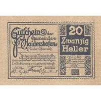 20 Heller Haidershofen