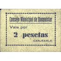 2 Pesetas Busquístar