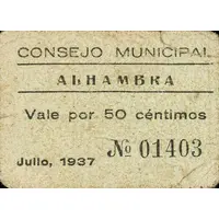 50 Céntimos Alhambra