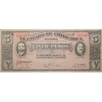 5 Pesos El Estado de Chihuahua