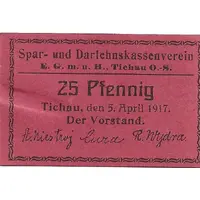 25 Pfennig Spar- und Darlehnskassenverein