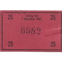 25 Pfennig Spar- und Darlehnskassenverein