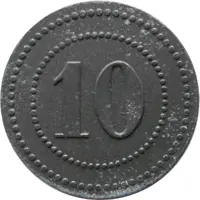 10 Pfennig - Hamborn Gewerkschaft Deutscher Kaiser Bergbau