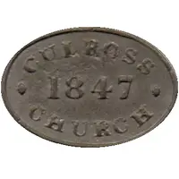 Communion Token - Culross Church Scotland