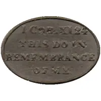 Communion Token - Culross Church Scotland