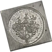 1 Thaler - Johann Ehrenreich Tin Trial Strike, Klippe