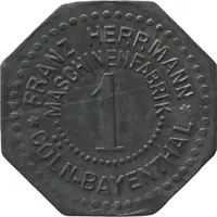 1 Pfennig - Cöln-Bayenthal Franz Herrmann Maschinenfabrik