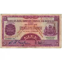 5 Dollars Barclay's Bank