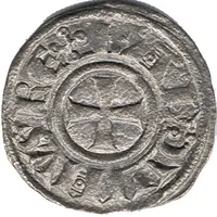 Denier - Baldwin III Tower of David - honed type