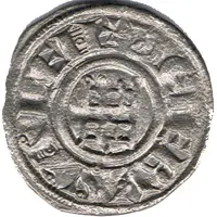 Denier - Baldwin III Tower of David - honed type