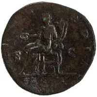 Sestertius - Clodius Albinus CONCORDIA S C, Concordia