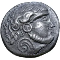 Tetradrachm Baumreiter mit Bartkranzavers Type