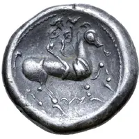 Tetradrachm Baumreiter mit Bartkranzavers Type