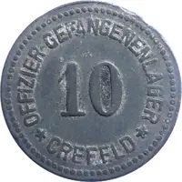 10 pfennig - Crefeld Offizier-Gefangenenlager