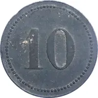10 pfennig - Crefeld Offizier-Gefangenenlager