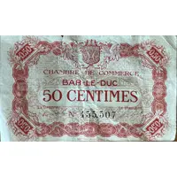 50 Centimes Chambre de Commerce de Bar-le-Duc