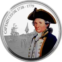 1 Dollar - Elizabeth II Captain James Cook