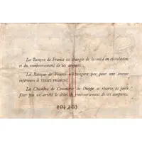 1 Franc - Chambre de Commerce de Dieppe 76