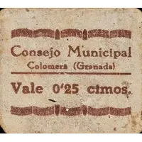 25 Céntimos Colomera