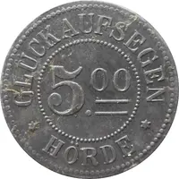 5 Mark - Hörde Glückaufsegen
