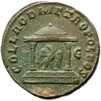 Æ26 - Philippus I COL LAOD METROPOLEOS Δ Є