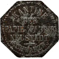 10 Pfennig - Neustadt im Schwarzwald Kantine der Papierfabrik