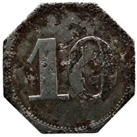 10 Pfennig - Neustadt im Schwarzwald Kantine der Papierfabrik