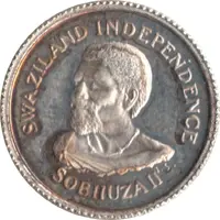 5 Cents - Sobhuza II Independence