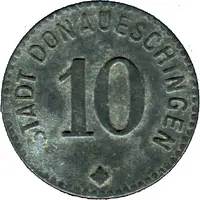 10 Pfennig - Donaueschingen