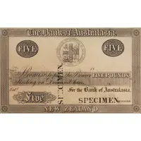5 Pounds Bank of Australasia