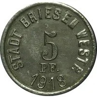 5 Pfennig - Briesen