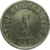 5 Pfennig - Briesen
