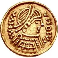 1 Tremissis Torso with six sections, without B