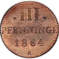 3 Pfenninge - Frederick William