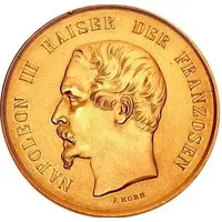 Medal - Hommage by the city of Frankfurt am Main to Napoleon III