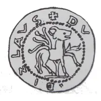 Denier Bracteate - Wladyslaw III Spindleshanks or Wladyslaw Odonic Gniezno or Poznań mint