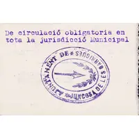 1 Peseta Juncosa de les Garrigues