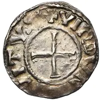 Denier - Charles III Verdun mint