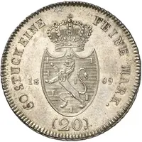 20 Kreuzers - Frederick August