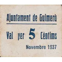 5 Céntimos Guimerà