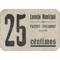 25 Céntimos Fuente-Encarroz