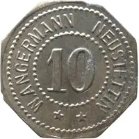10 Pfennig - Neustettin W. Angermann