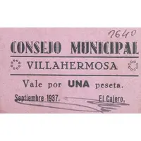 1 Peseta Villahermosa