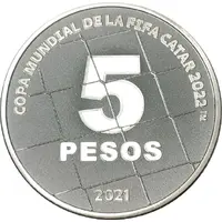 5 Pesos FIFA World Cup Qatar 2022