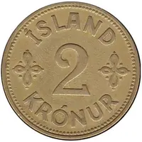 2 Krónur - Christian X