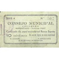 10 Céntimos Colomera