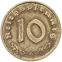 10 Reichspfennig Allied Occupation - Pattern