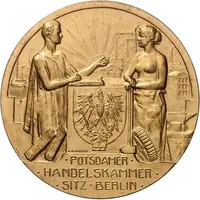 Award medal for excellent services Chamber of Commerce of Potsdam